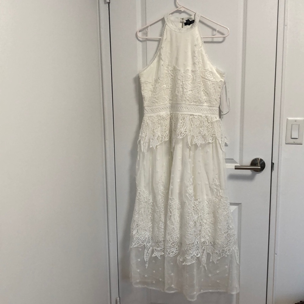 BOHO Bridal shower/rehearsal dinner white dress